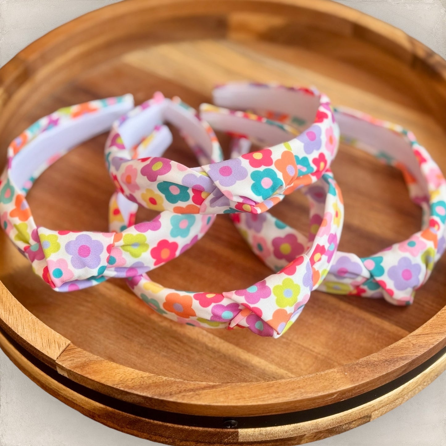 Retro Floral | Knotted Headband
