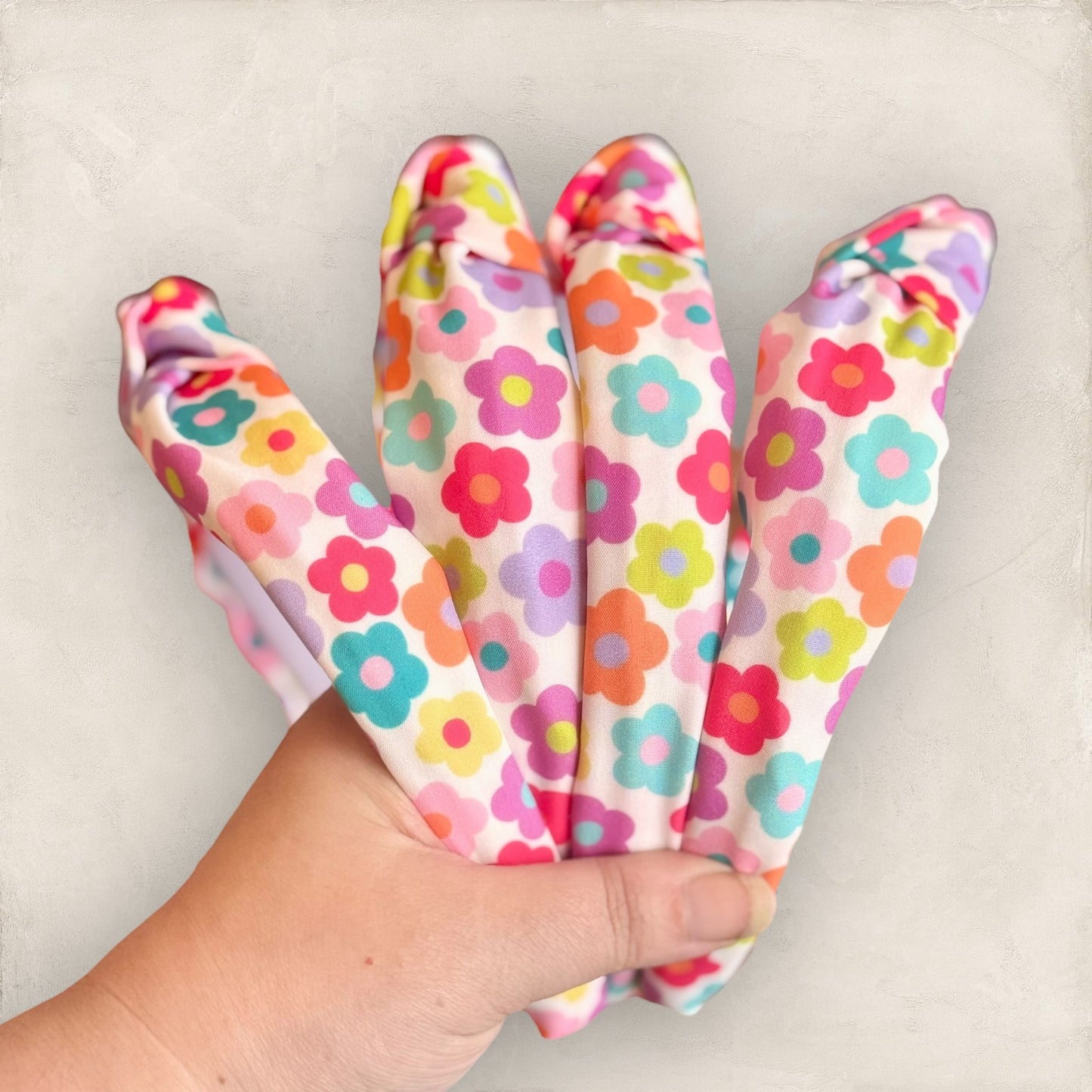 Retro Floral | Knotted Headband
