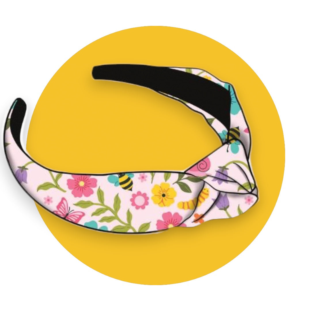 Springtime Floral | Knotted Headband
