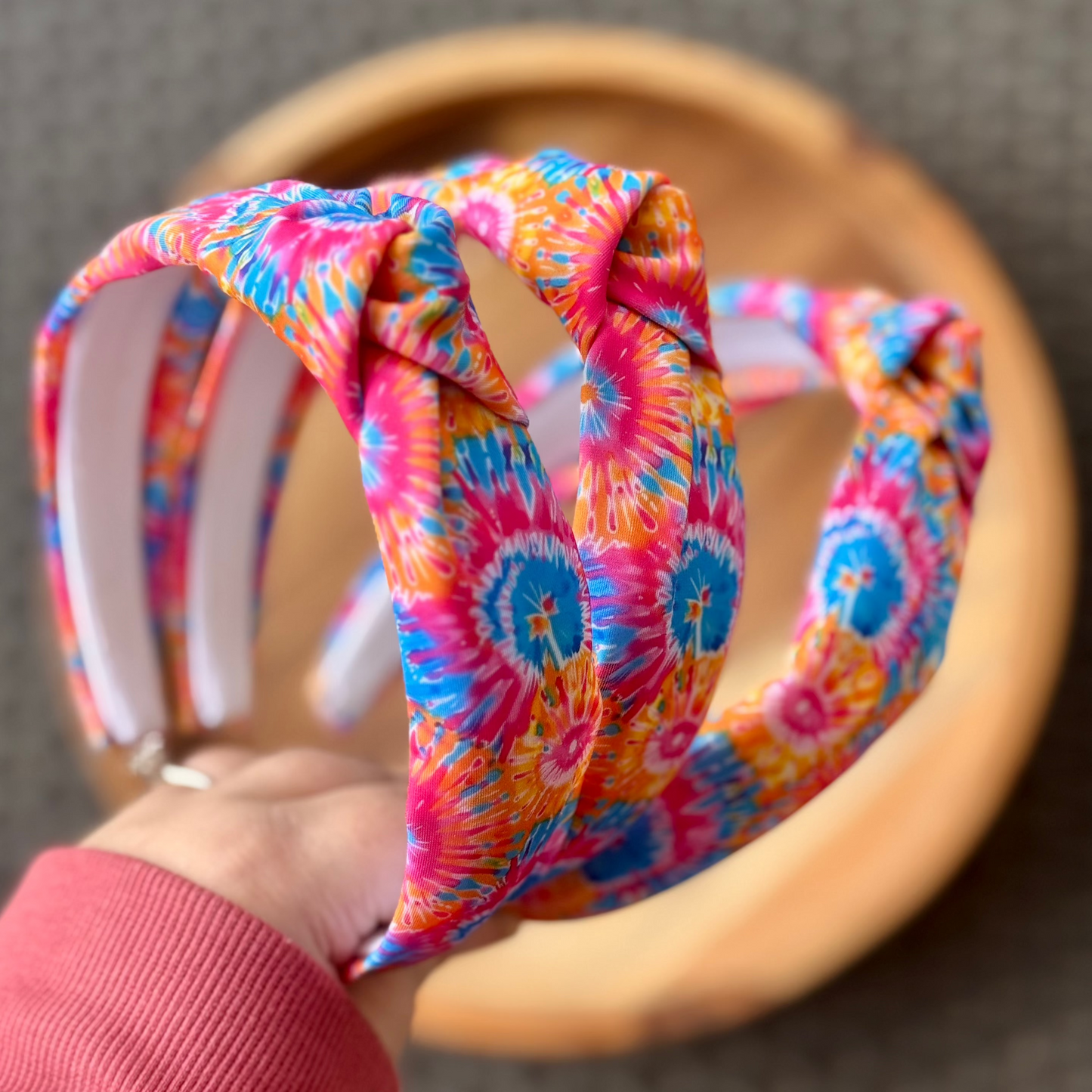 Neon Tie Dye | Knotted Swim Headband