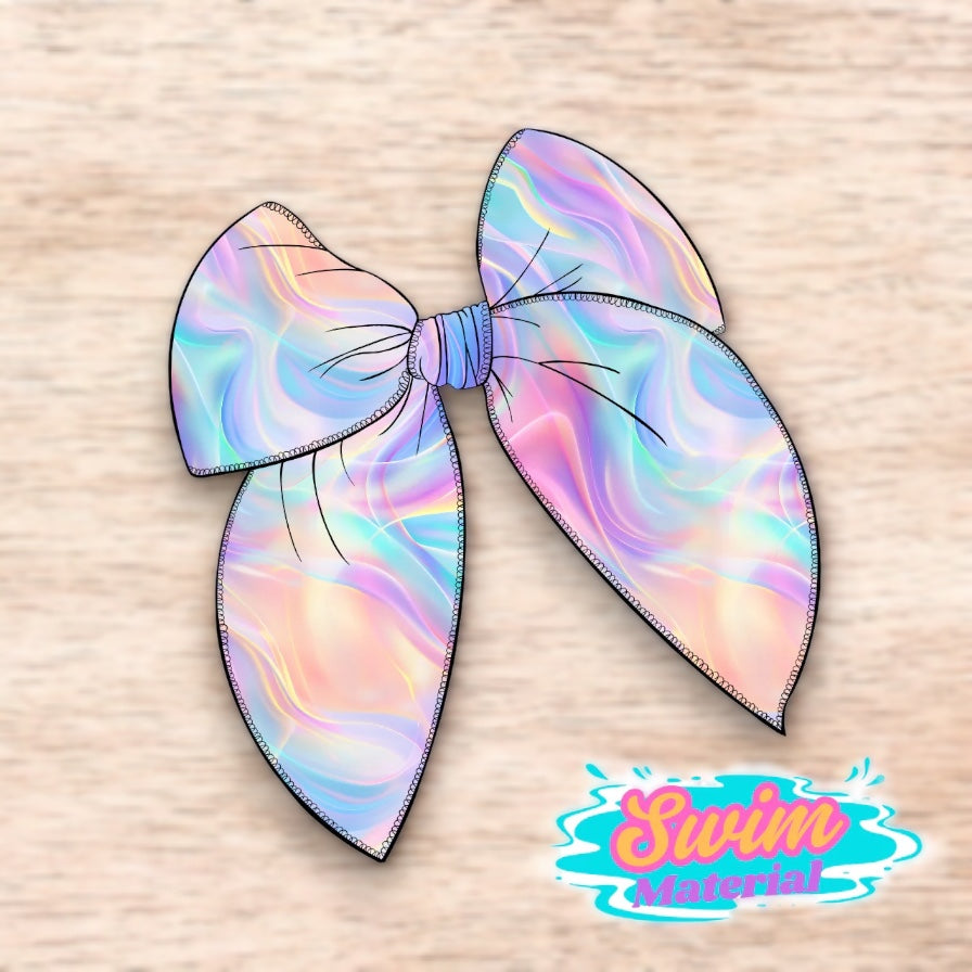 PREORDER | Iridescent Seas | Large Fabric Bow