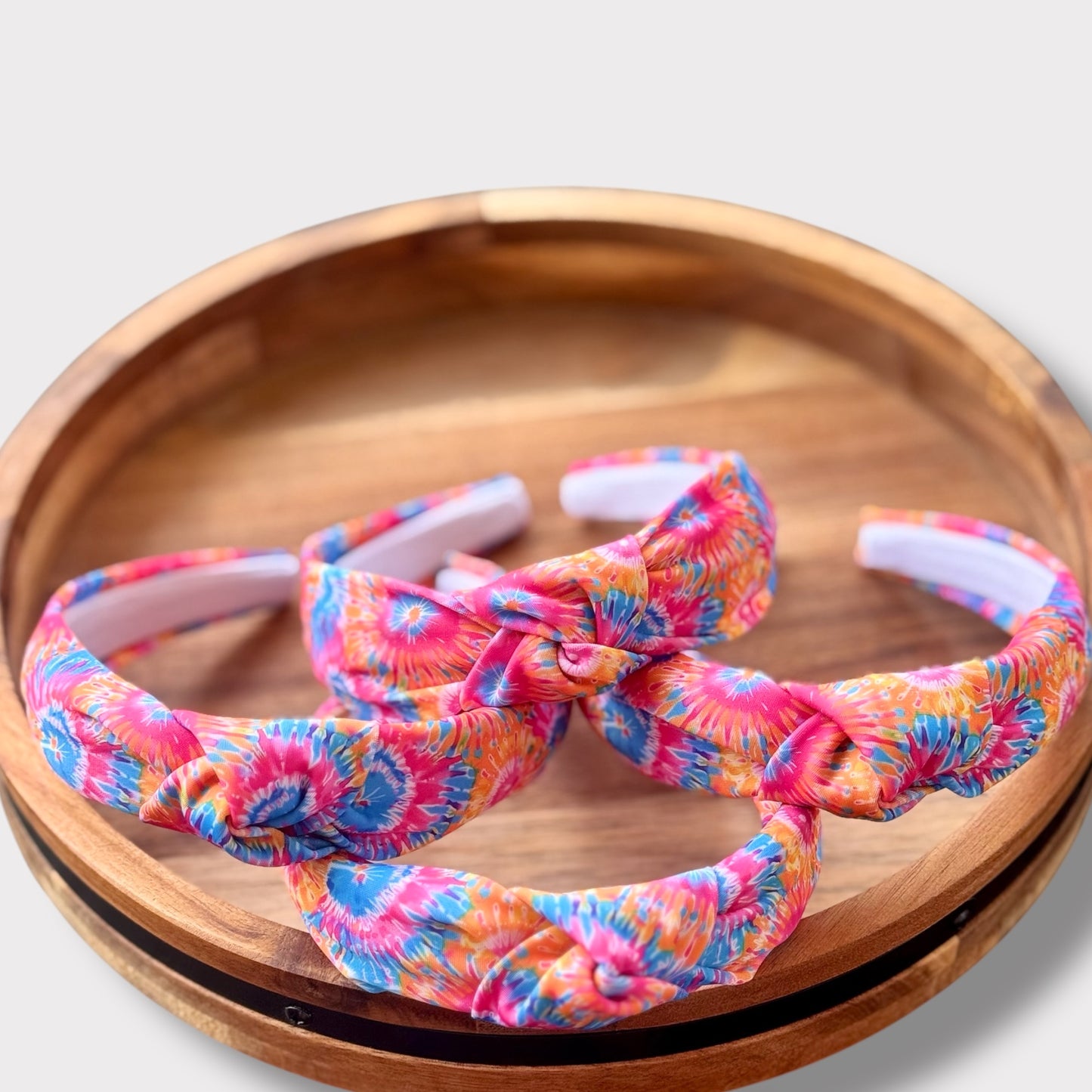 Neon Tie Dye | Knotted Swim Headband