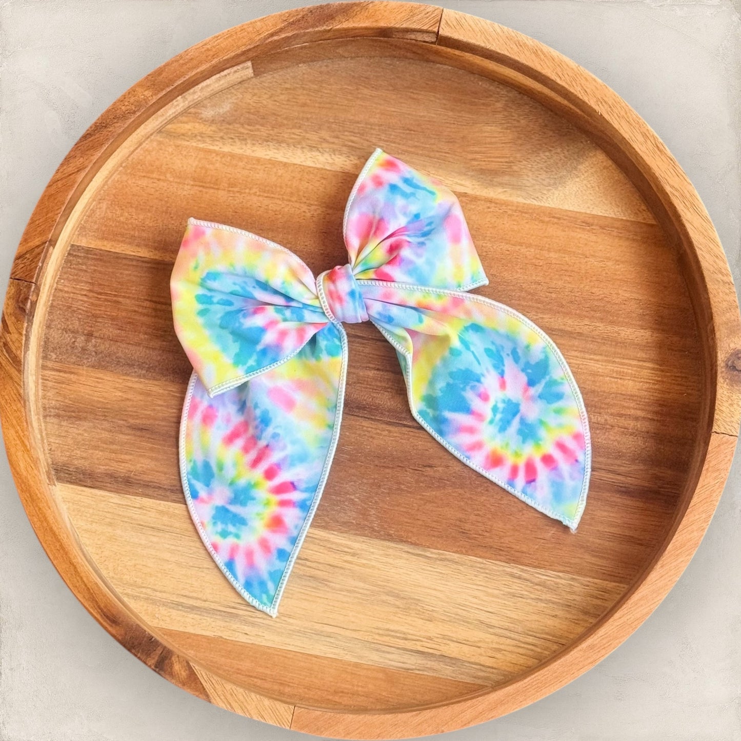 Summer Tie Dye | Large Fabric Bow