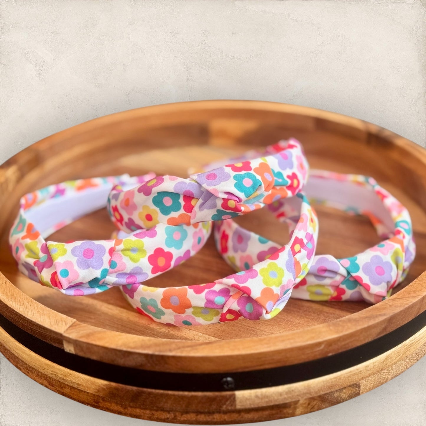 Retro Floral | Knotted Headband