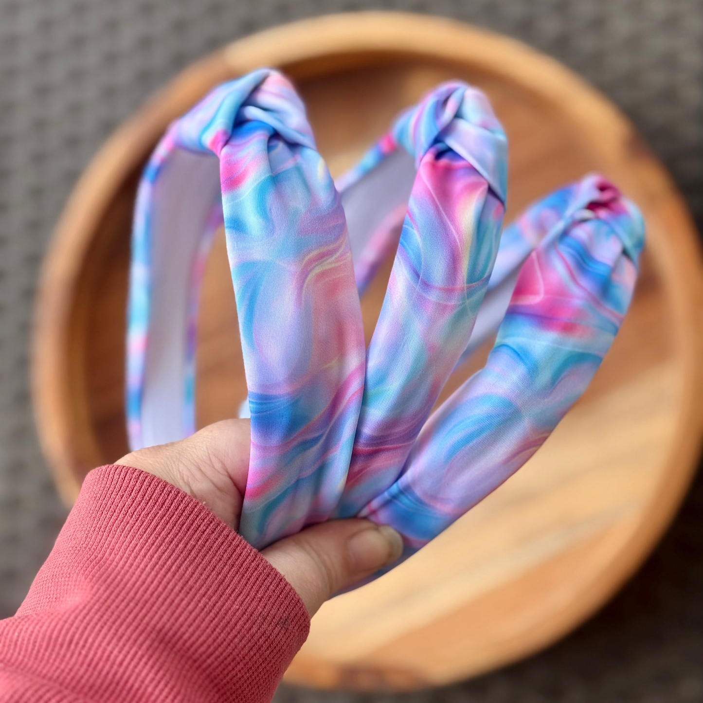 Iridescent Seas | Knotted Swim Headband