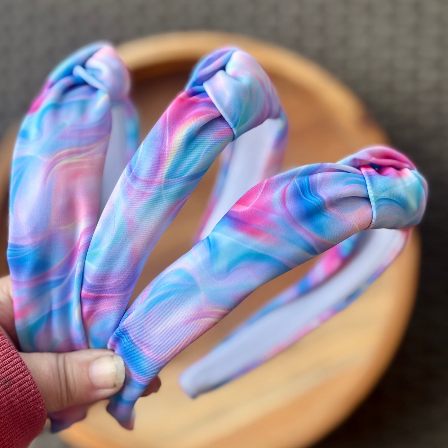Iridescent Seas | Knotted Swim Headband