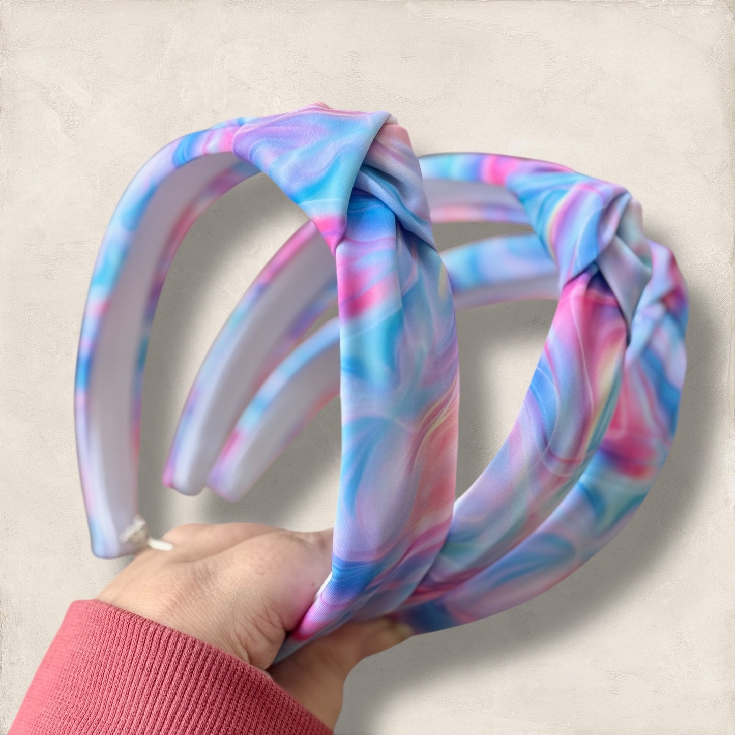 Iridescent Seas | Knotted Swim Headband